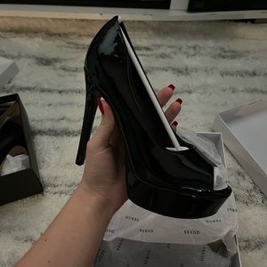 Guess black heels